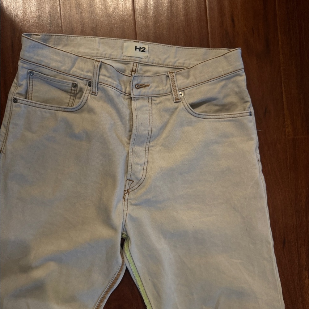 H2 Beige Casual Pants